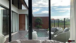 Good morning creampie with Katty West as my skinny brunette girlfriend! 😘 She rides cowgirl outdoors by the pool in pov style after blowjob and doggystyle.