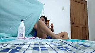 Pov latina woman gapes her ass doggy style in real homemade porn with big natural tits and curvy canadian slut action