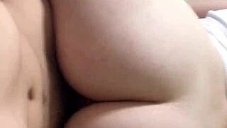 She casually showed off her perfect amazing butt in everyday style.