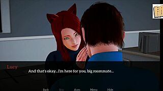 brunette handles big cock in my new family game 81