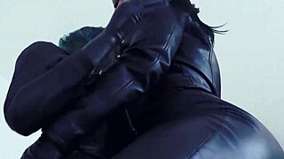 Oh man, I mean, leather outfits at the office with these hot lesbians in a wild 3some...