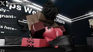 Time to get dicked down hard in this condo, says the succubus on Roblox.