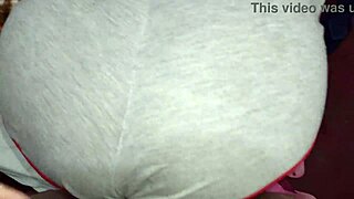 hot aunt finds boy jerking off in shorts and helps him cum on her big ass multiple times