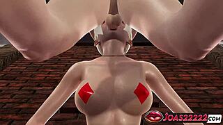 Glory Hole Experience with Hot Silvia in Red Dress Involves Tongue Licking Deepthroat Mouth Fuck