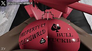 Time to get dicked down hard in this condo, says the succubus on Roblox.