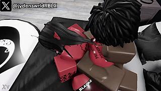 Time to get dicked down hard in this condo, says the succubus on Roblox.