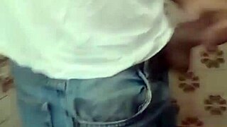 Guy Fixes Shower and Gets Blowjob with Cum on Tits