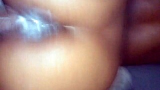 This big booty freaky milf hooked up for a one-night creampie session with big black cock in doggystyle.