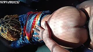 African Amateur Couple Does Hardcore Doggystyle Pussy Fucking In Homemade Ebony Porn On Sheer