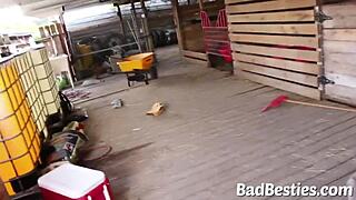 I love those large boobs and booty on ranch whores