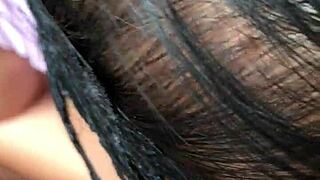 人妻がチンポにヨーグルトかけて中国風フェラでベロベロ舐め