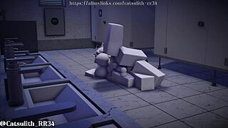 Can You Handle This Steamy Bathroom Blowjob And Cowgirl Ride In Missionary? Intense Sex Session Awaits.