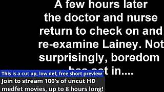 Whoa Lainey makes a rash decision in nurse fetish backstage
