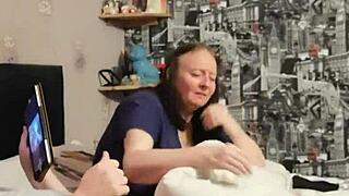 Ladys my 7inch out boldly displayed