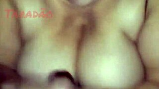 Watch her gozando na boca with those big natural tits!