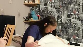 Ladys my 7inch out boldly displayed