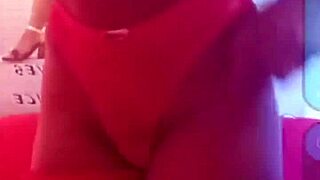 Sensual black teen BRUNETTE latina SLUT dances sexy for fans