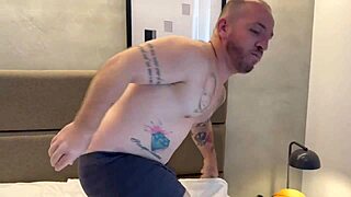 o marido left her alone so i kept her company with doggystyle creampie in her big natural tits body