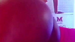 Sensual black teen BRUNETTE latina SLUT dances sexy for fans