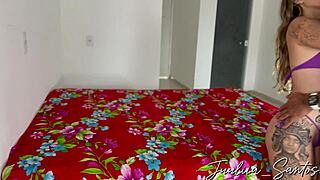 Intriguing Brazilian Teen With Small Tits And Natural Beauty Takes Monster Cock From Gym Instructor Until He Cums Inside Her Pussy