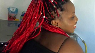 Step daddy pumps cum into black pussy in doggystyle quickie pov