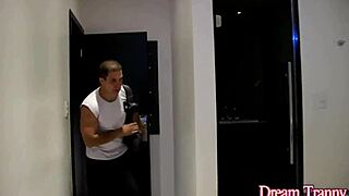 sexy tranny bruna castro got her ass pounded hard bareback until anal creampie spilled out.