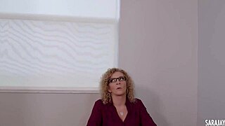 bbc dildo its sara jay railing her own pussy with that huge toy