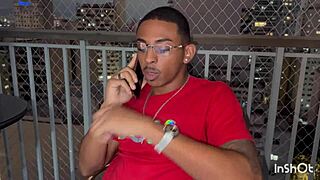 Brazilian teen with big cock licks and fucks prostitute's orgasmic pussy in bedroom scene.