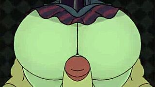 Komi explores toys with characters like Nagatoro in a futa scenario.