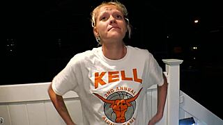 Ginger Cutie Luna Parish and Blonde Coed Sassy Lick and Rub Their Shaved Twats with Dildo Toys!