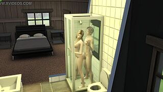 Innocent Step-Sister's Steamy Shower Encounter