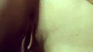 Amateur Italian couple experiments with anal plug and dildo on girlfriend in heels and lingerie