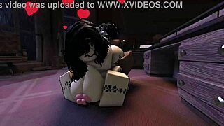 horny slut with big ass rides big cock instead of finishing roblox game porn