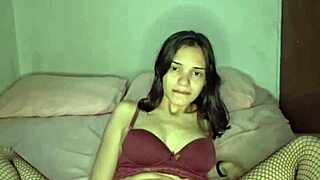 Brazilian Amateur Cute Emo Girl Orgasms Compulsively in Close-Up Uncensored Action