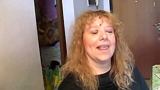 Excited old lady plays with cock and toys