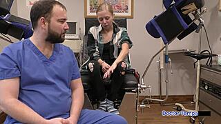 oh wow, dr tampa turns ava siren into a human guinea pig with nurse gloves and hospital humiliation in florida