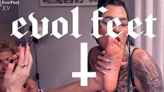 What Happens When the Urge for Toe Sucking Overwhelms This Bisexual Latina Femdom Group?