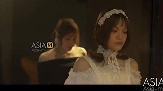 Modelmedia Asia features witch Su Yu Tang in cum-asking scene from MDSR-0001 EP4!