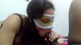 I feel so aroused watching this creampie blowjob with intense sucking on that cock