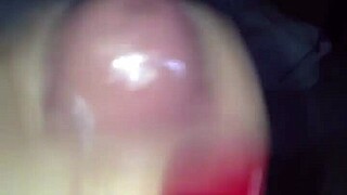 red nail hand, want some cum?