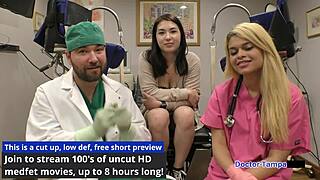 Dr Tampa - Siccos - Mina Moon In Asian Backstage Big Ass POV With Gloves And Handcuffs