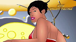 whoa, bellas big bubble butt takes that huge monster cock in anal sex during her hentai vacation 😈🍑