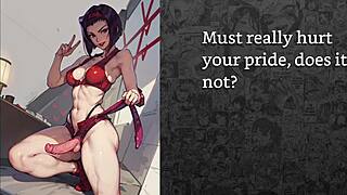 Casual narrative of Fayegrey caught by bounty huntress Faye Valentine turned into public whore with joi sissification anal destruction sissygasm ice humiliation domination