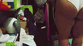 Why Is This Curvy Mexican Bbw Cleaning Her Room Naked?