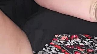 Milf takes huge dildo deep in her ass for intense squirting toy play