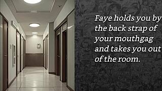 Casual narrative of Fayegrey caught by bounty huntress Faye Valentine turned into public whore with joi sissification anal destruction sissygasm ice humiliation domination