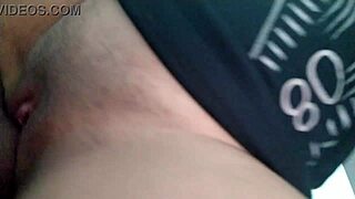 My wife fucked our neighbor in bathroom until someone came home during their quickie