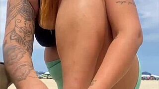 why bring a friend to fuck me on the beach when you haven't even pounded my swollen pussy yet?