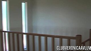 this casual hot scissor session unfolds with sexy brunette veronica avluv showing big tits and huge ass in a solo party vibe with dirty kissing and cute balloon fun among mature lesbian beauties.