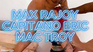 sloppy spit slave gets denied while the fat assed slut takes big black cock in anal. she ends with ass to mouth and cumshot.